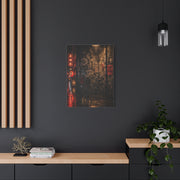 Neon Tokyo Alley Graffiti Street Wall Art & Canvas Print