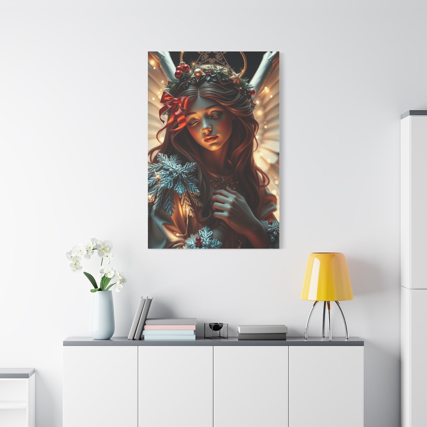 Christmas Angel Art Luxury Canvas Wall Art & Canvas Print