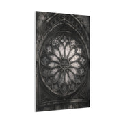 Gothic Rose Window Stone Wall Art & Canvas Print