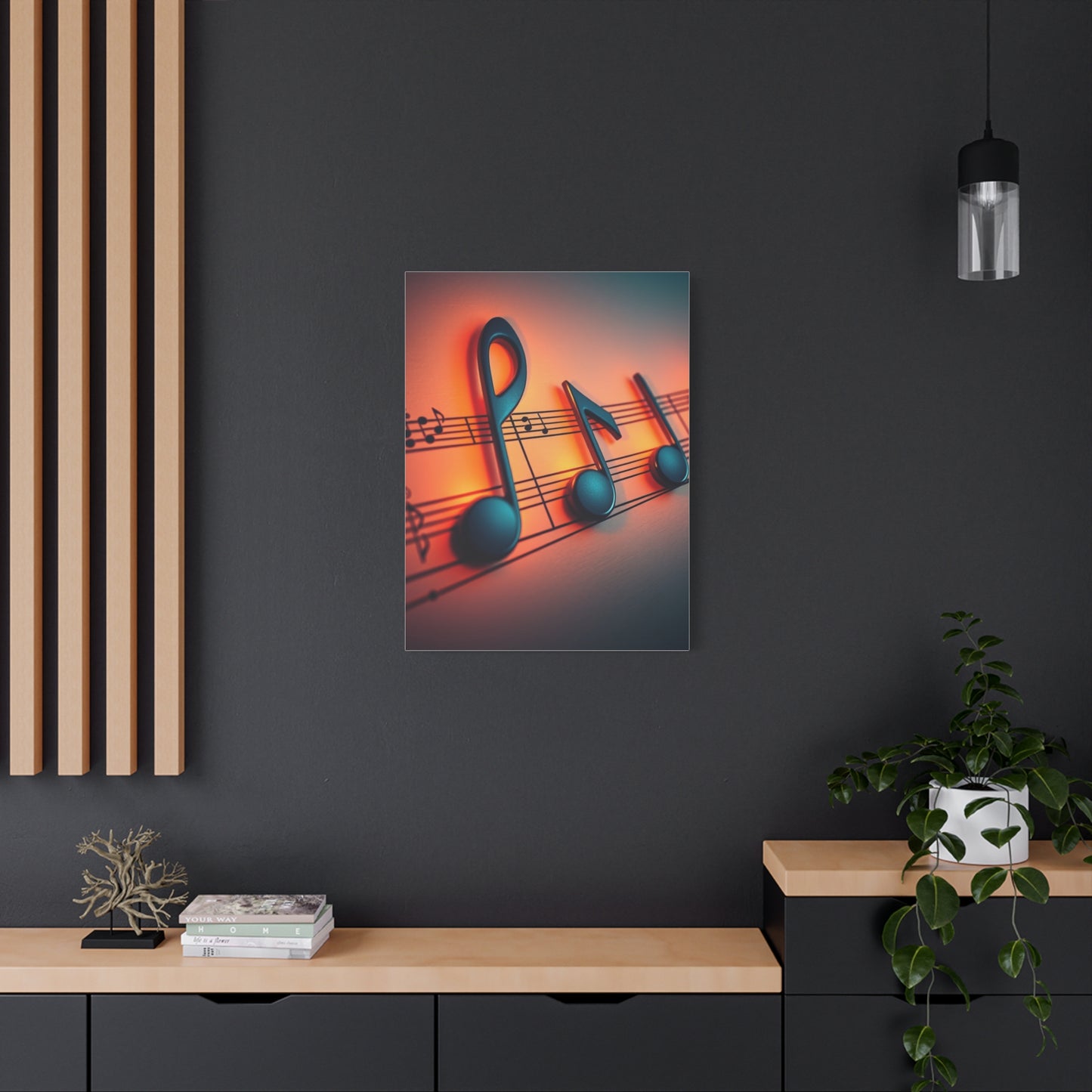 Musical Notes Art Supreme Canvas Wall Art & Canvas Print