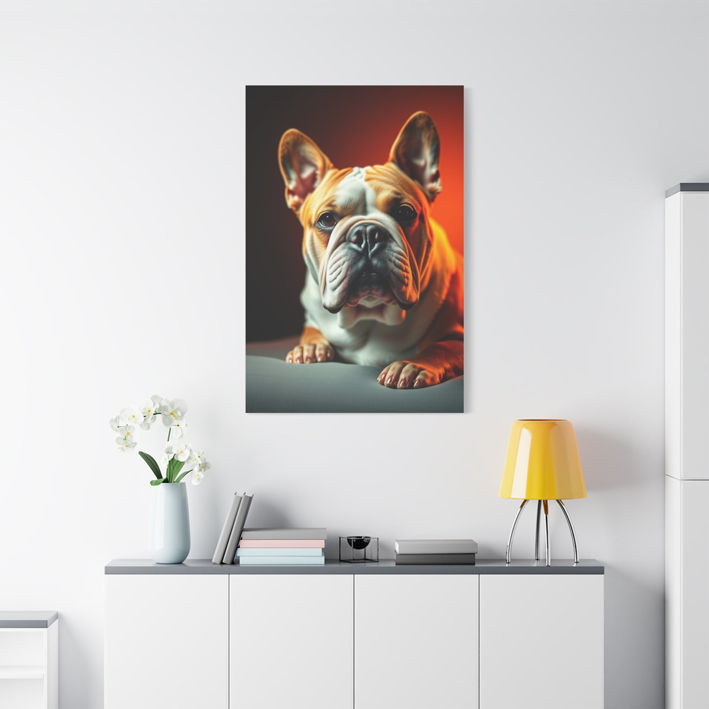 Supreme Bulldog Art Beautiful Collection Wall Art & Canvas Print