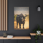 Powerful Buffalo Staring Forward Wall Art & Canvas Prints