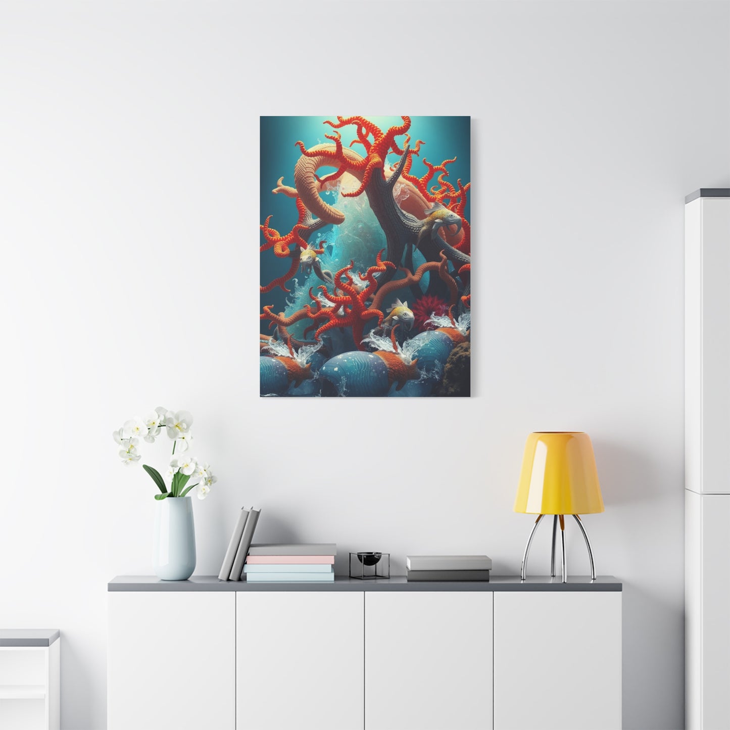 Enchanted Blue Horizon Wall Art & Canvas Print