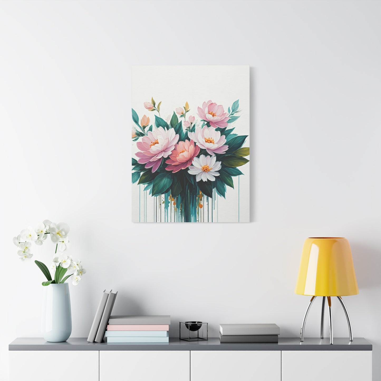 Modern Floral Bouquet Wall Art & Canvas Prints