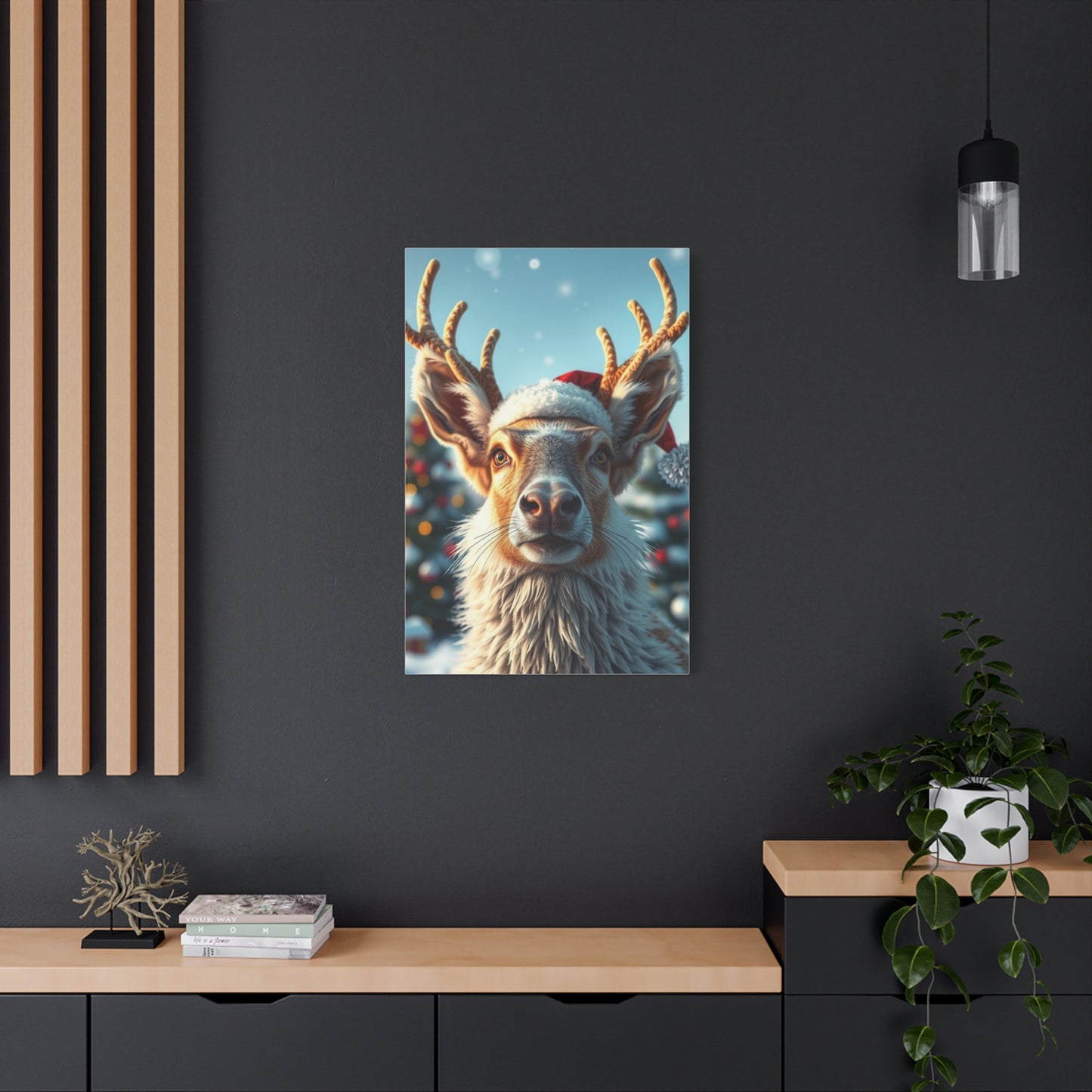 Christmas Animal Art Luxury Canvas Wall Art & Canvas Print