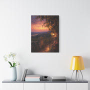 Song of Solomon Vineyard Dusk Scripture Wall Art & Canvas Print