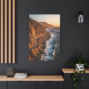 Winding Coastal Highway Above Ocean Cliffs Wall Art & Canvas Print
