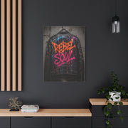 Rebel Soul Leather Graffiti Street Wall Art & Canvas Print
