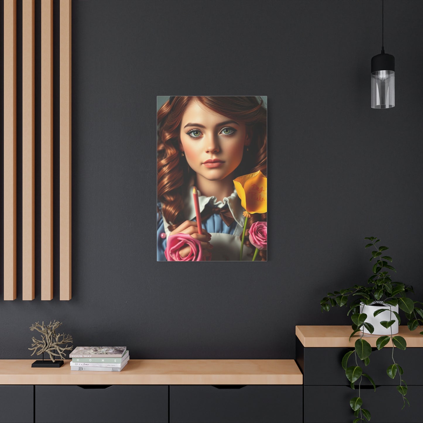 Alice In Wonderland Characters Art Premium Supreme Gallery Wall Art & Canvas Print