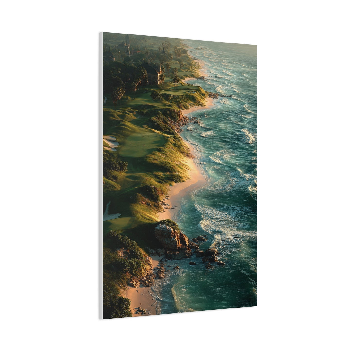 Coastal Links Golf Course Aerial Wall Art & Canvas Print