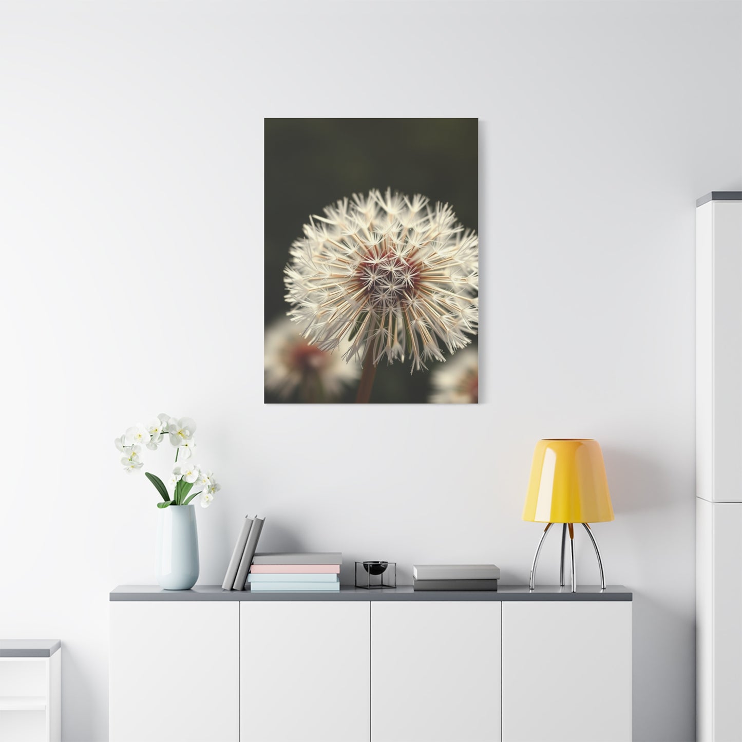 Dandelion Flower Art Supreme Canvas Wall Art & Canvas Print
