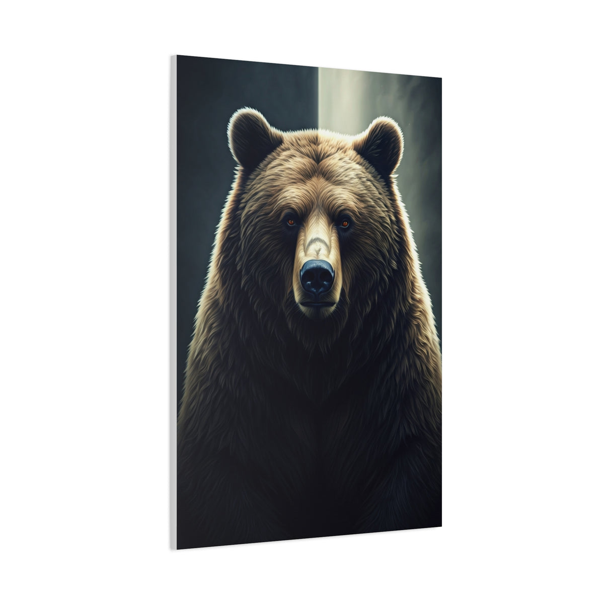 Regal Grizzly Close-Up Portrait Wall Art & Canvas Prints
