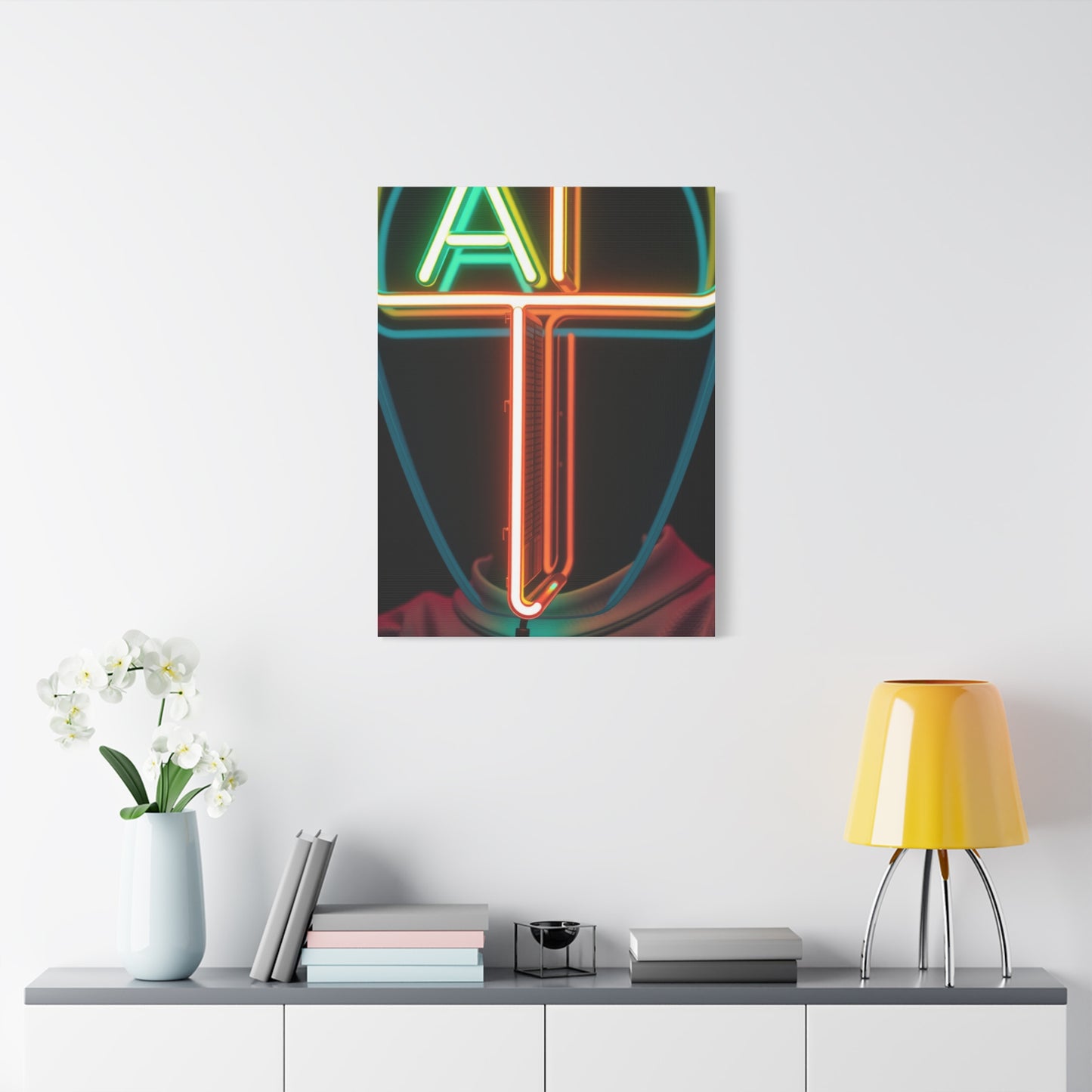 Fluorescent Splendor Art Wall Art & Canvas Print