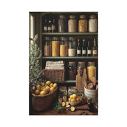 Pantry Shelf Kitchen Organization Wall Art & Canvas Print
