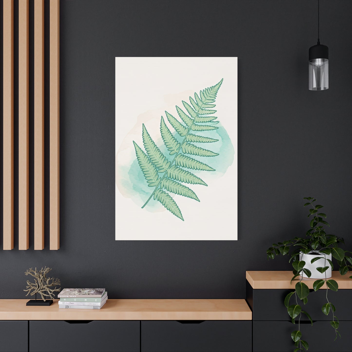 Soft Fern Botanical Study Wall Art & Canvas Prints