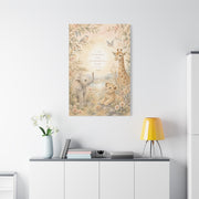 Fearfully and Wonderfully Made Nursery Scripture Wall Art & Canvas Print