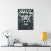 Snow Leopard Intense Gaze Wall Art & Canvas Prints