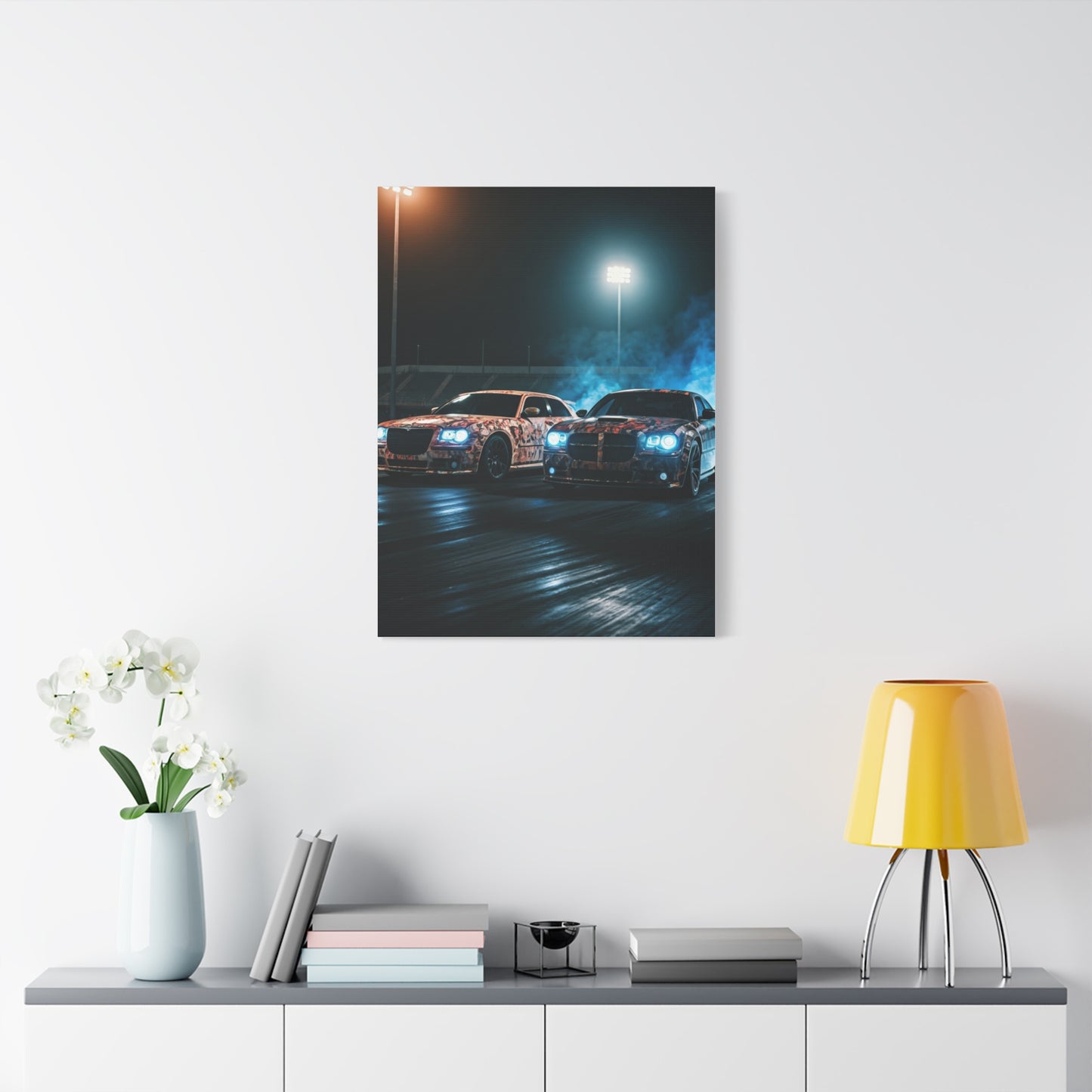Twin Torque Launch Chrysler 300C SRT 8 vs Dodge Magnum Sleeper Wall Art & Canvas Prints