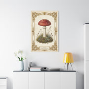 Victorian Botanical Mycology Plate Wall Art & Canvas Print