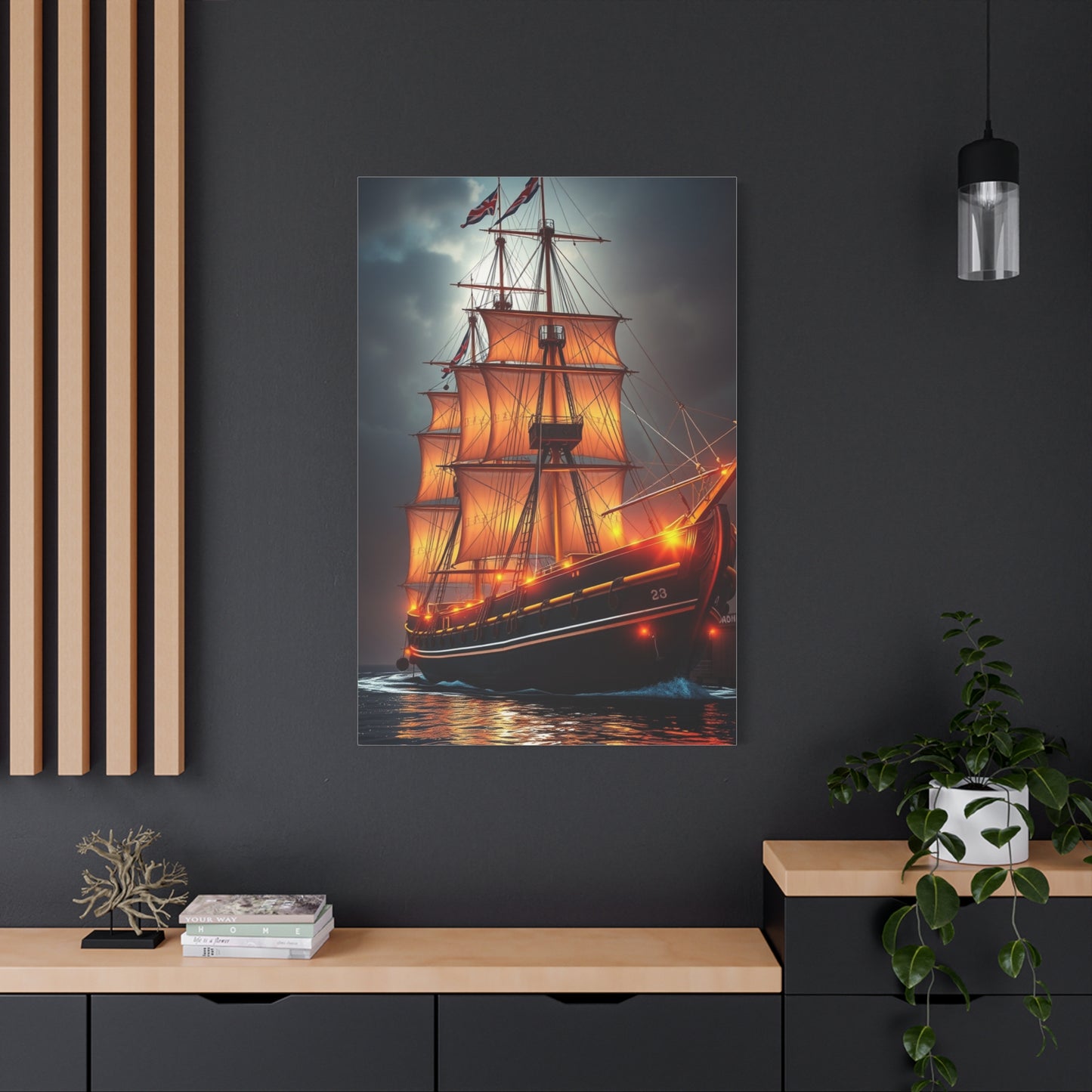 Vision Ship Art Art Wall Art & Canvas Print