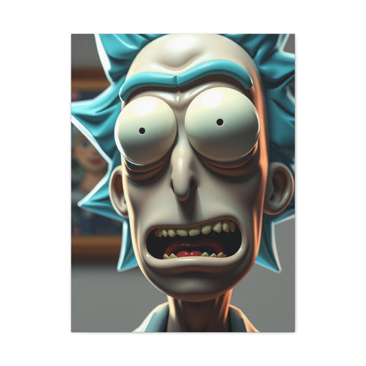 Rick and Morty Art Premium Canvas 19 Wall Art & Canvas Print