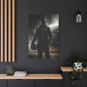 Athlete Stadium Editorial Portrait Wall Art & Canvas Print