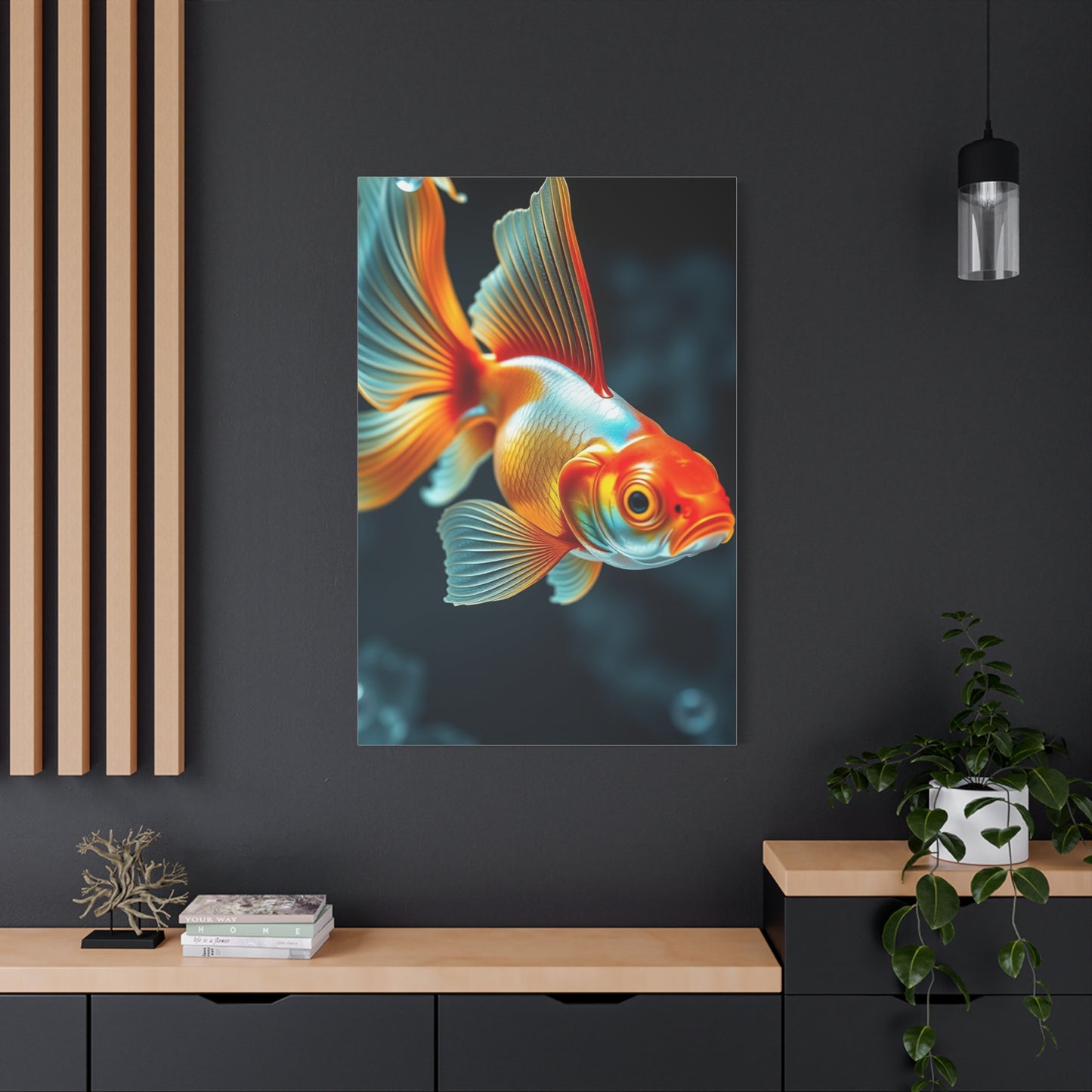 Masterpiece Goldfish Art Vision Wall Art & Canvas Print