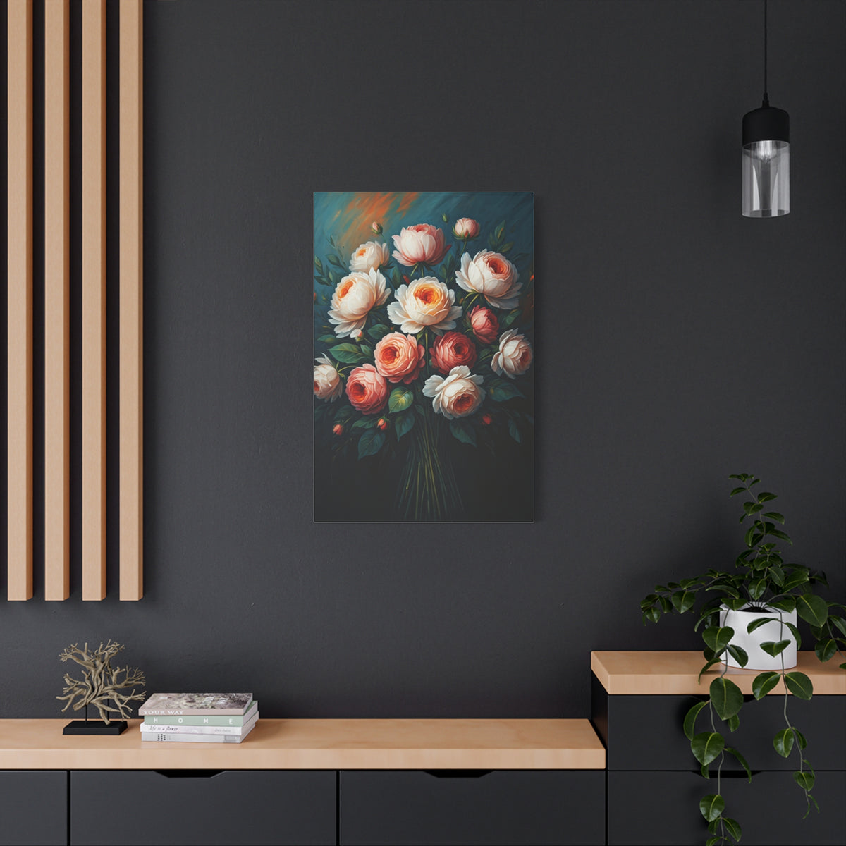Blush Peony Elegance Wall Art & Canvas Print
