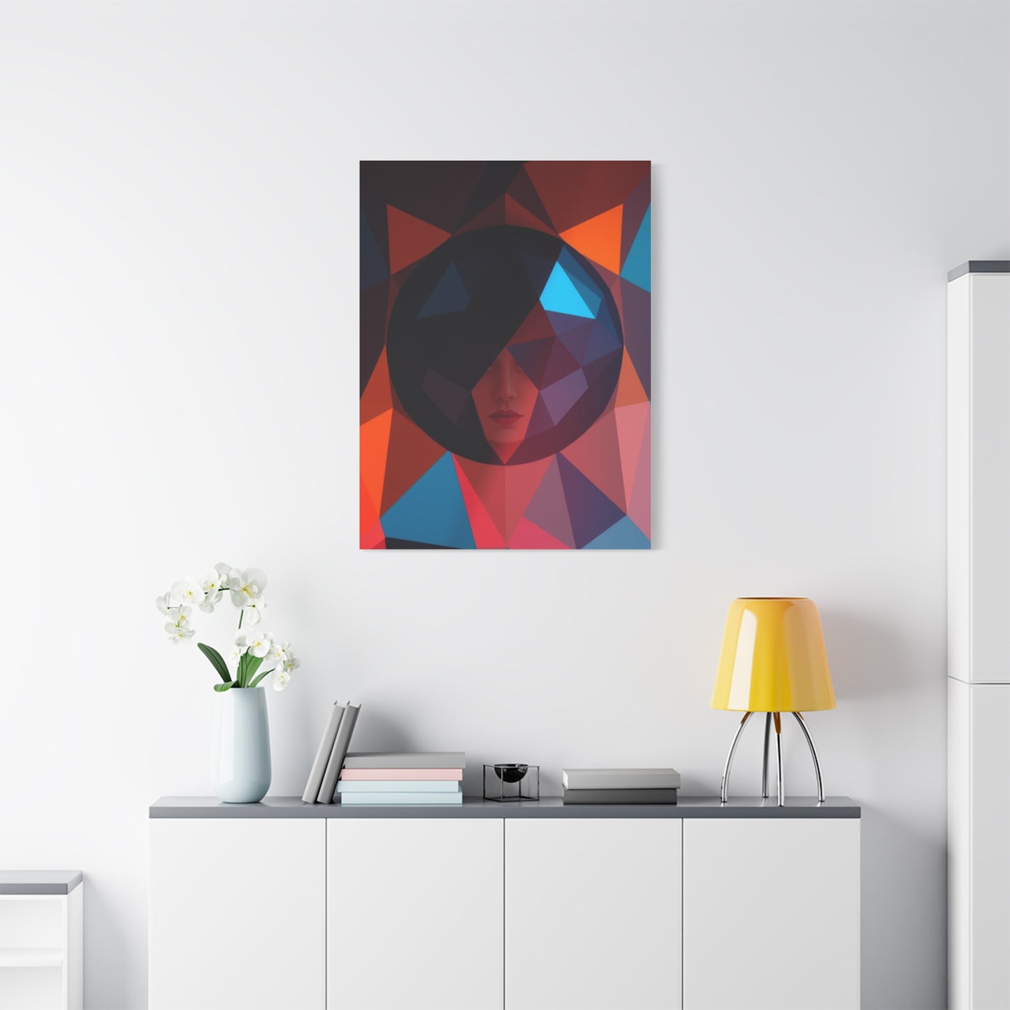Geometric Aura Masterpiece Wall Art & Canvas Print