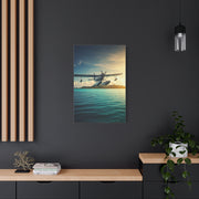 Seaplane Over Tropical Waters Wall Art & Canvas Prints