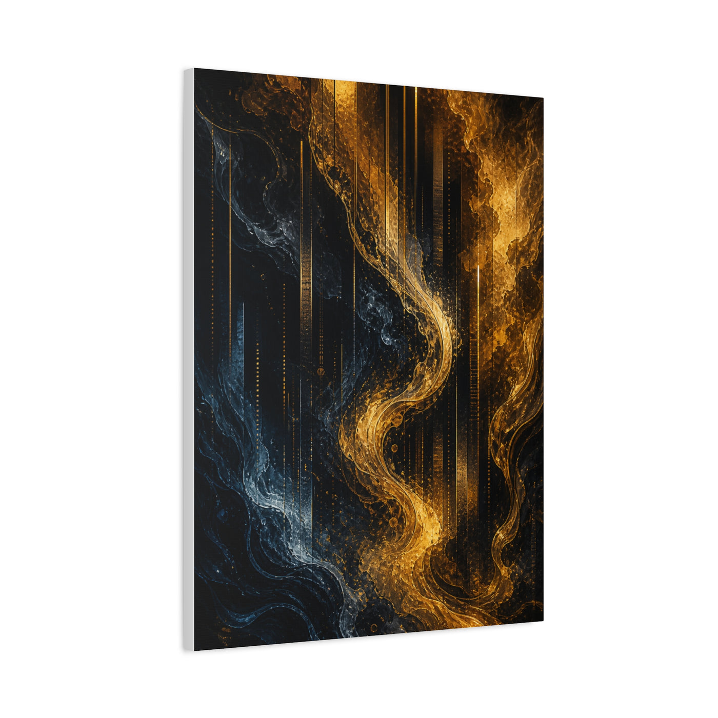 Liquid Gold Abstract Bar Atmosphere Wall Art & Canvas Print