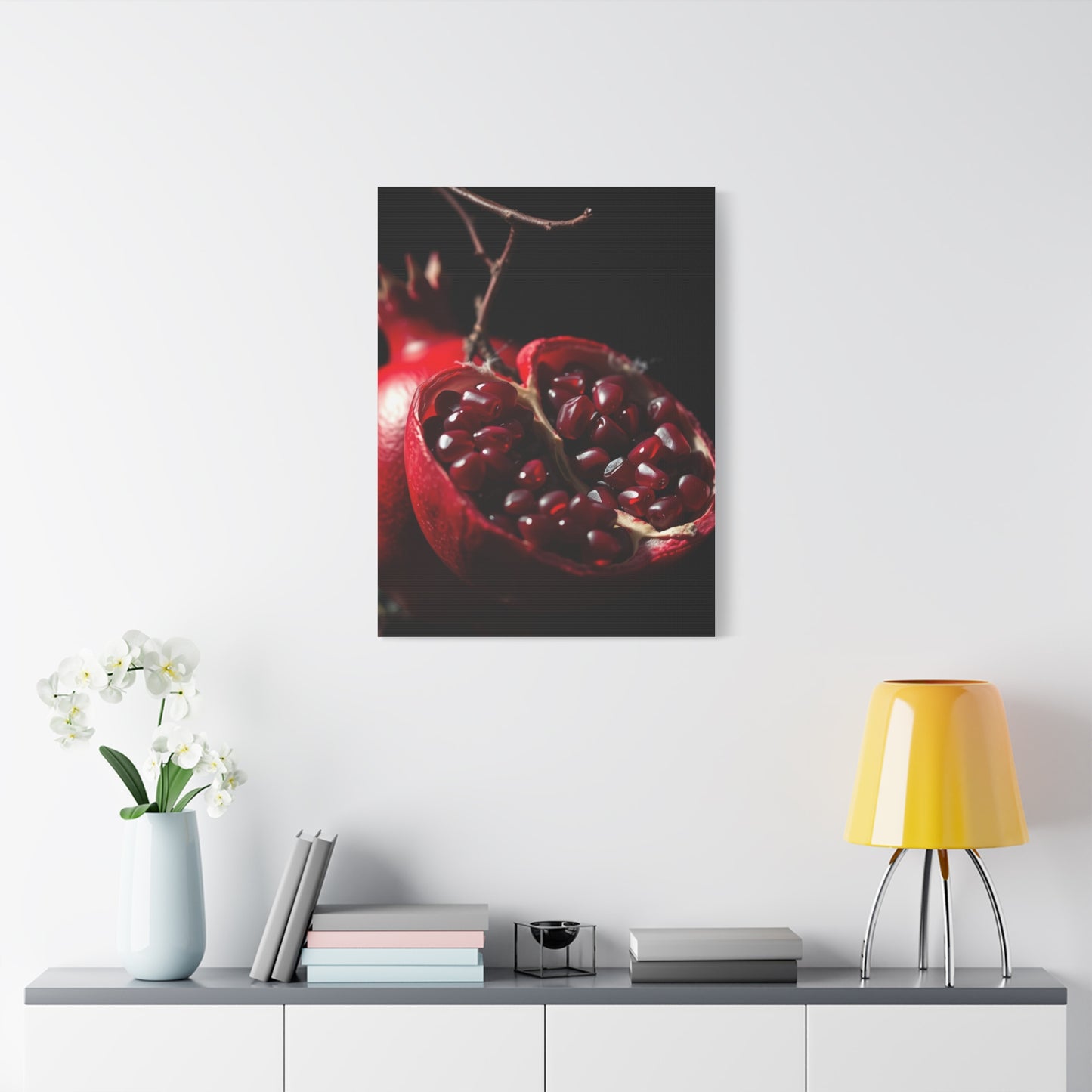 Supreme Pomegranate Noir Wall Art Beautiful Collection Wall Art & Canvas Print