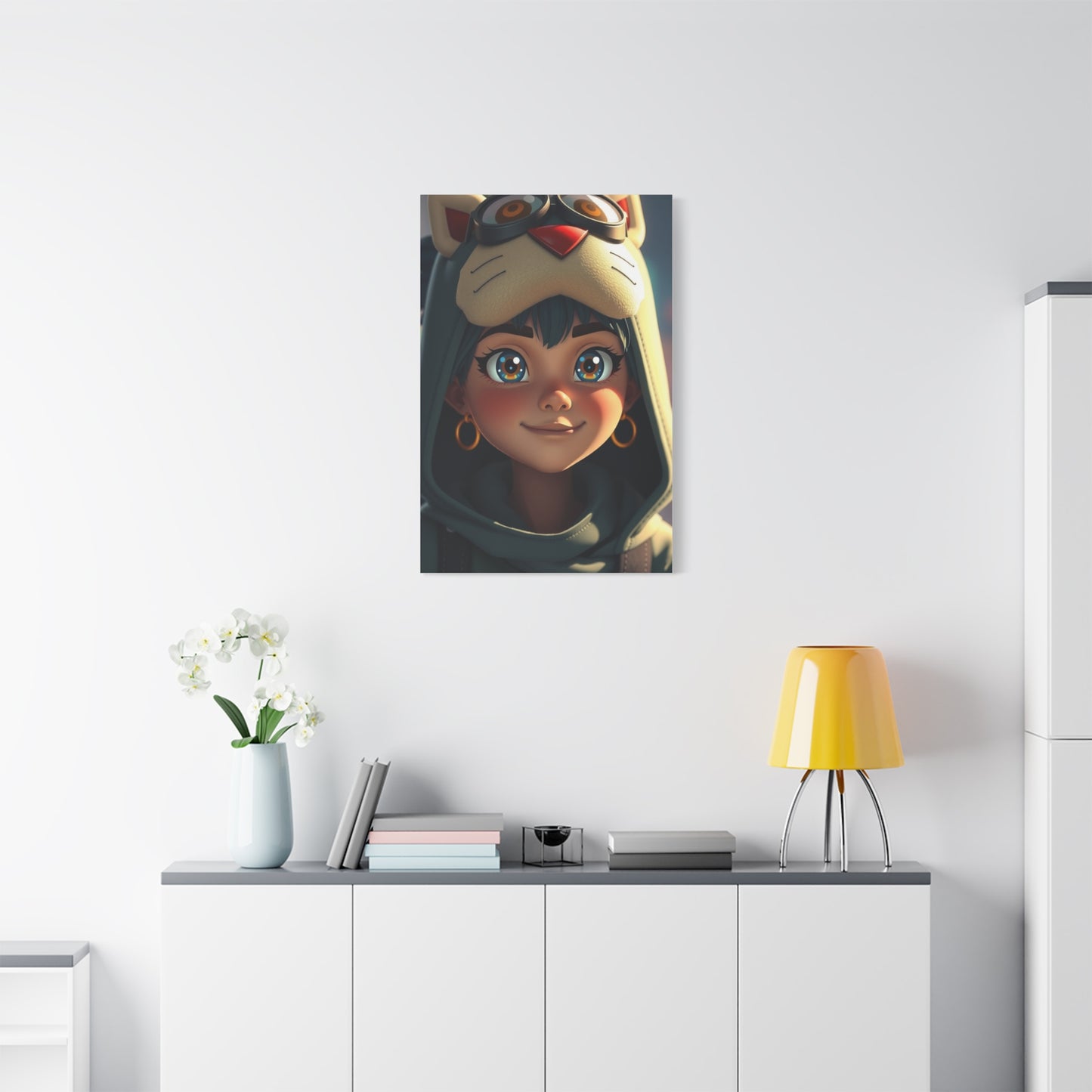 Graceful Doodle Artistry Wall Art & Canvas Print