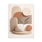 Neutral Gallery Shapes Wall Art & Canvas Print