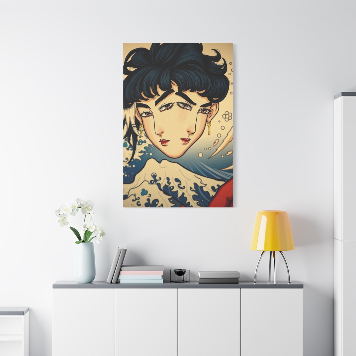 Celestial Ukiyo-e Masterpiece Wall Art & Canvas Print
