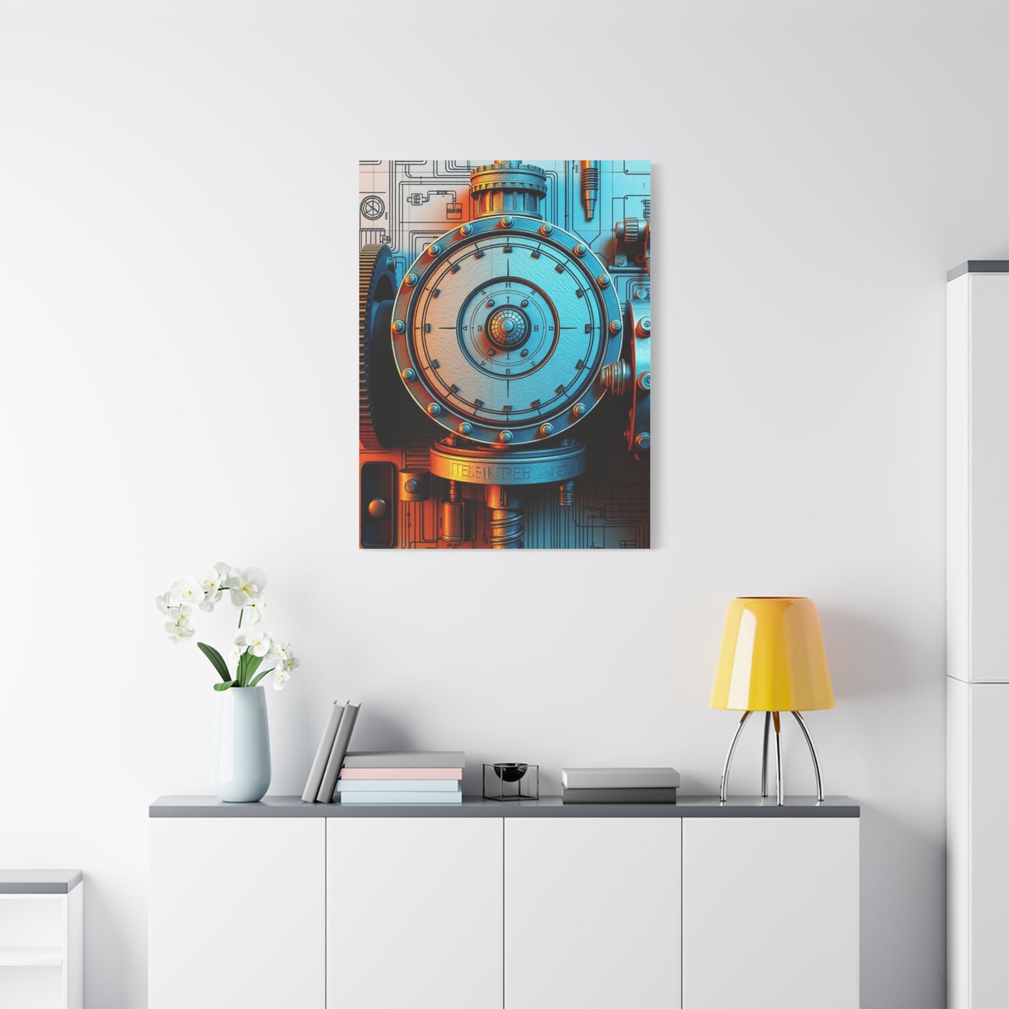 Masterpiece Engineering & Machinery Blueprints Art Vision Wall Art & Canvas Print