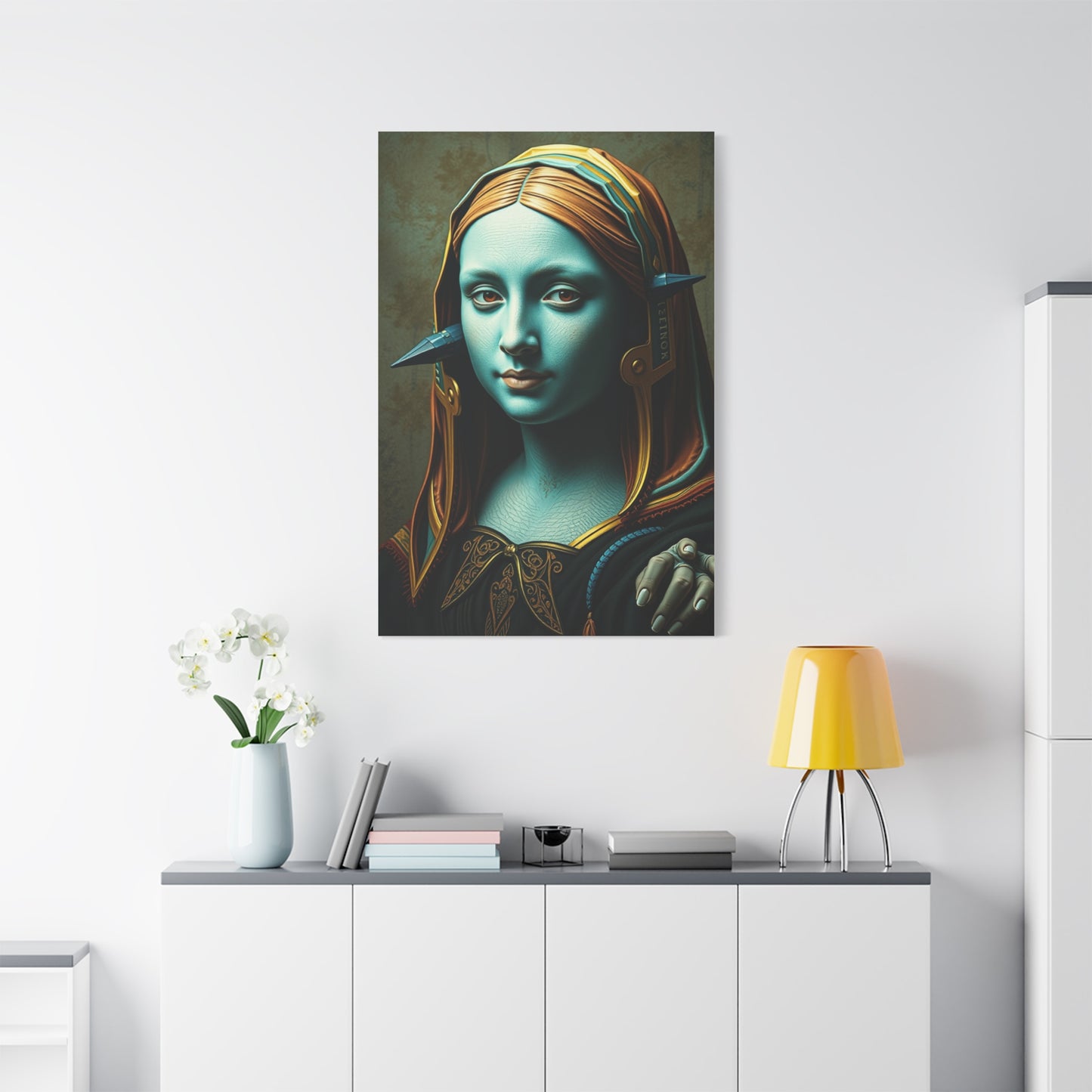 Majestic Figure Tapestry Wall Art & Canvas Print