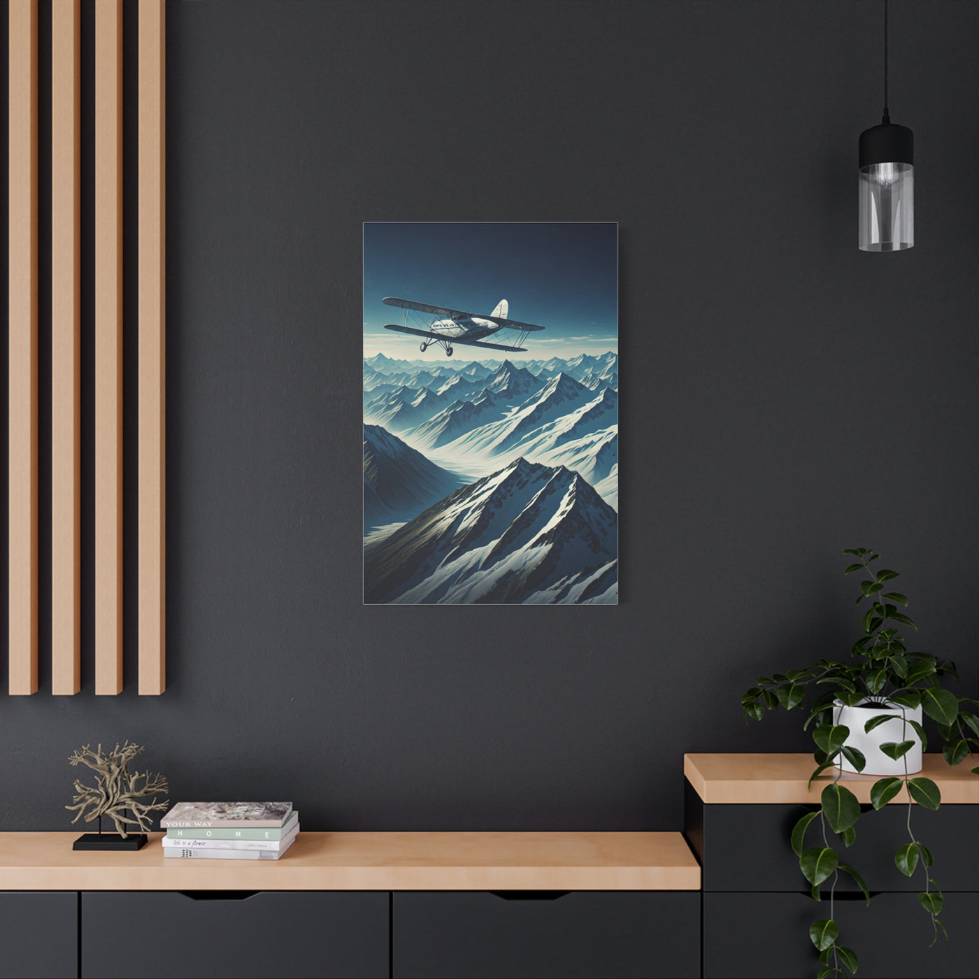 Mountain Range Aviation Escape Wall Art & Canvas Prints