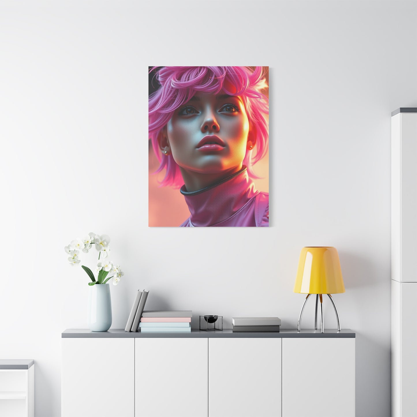 Supreme Art Gold & Pink Art Collection Wall Art & Canvas Print