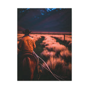 Valley Trail Rider Wall Art & Canvas Print