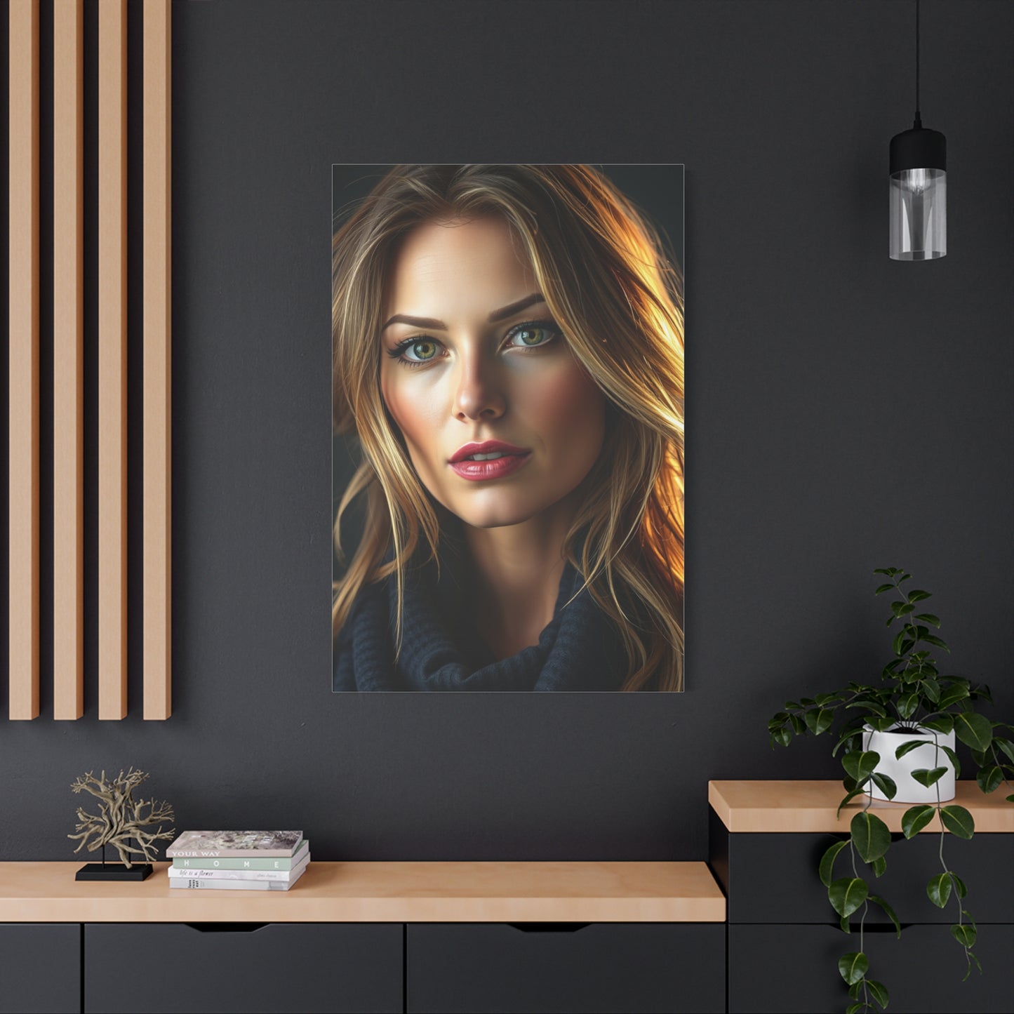 Gilded Moss Impression Wall Art & Canvas Print