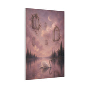 Surreal Swan & Floating Windows Dreamscape Wall Art & Canvas Print