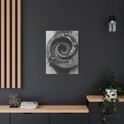 Industrial Spiral Form Abstraction Wall Art & Canvas Print