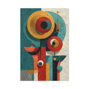 Sculptural Abstract Form Composition Wall Art & Canvas Print