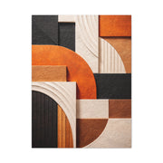 Modern Curved Geometry Abstract Wall Art & Canvas Print