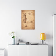 Vintage Golf Equipment Patent Study Wall Art & Canvas Print