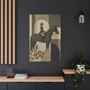 Equestrian Editorial Profile Composition Wall Art & Canvas Print