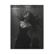 Submerged Black and White Portrait Wall Art & Canvas Print
