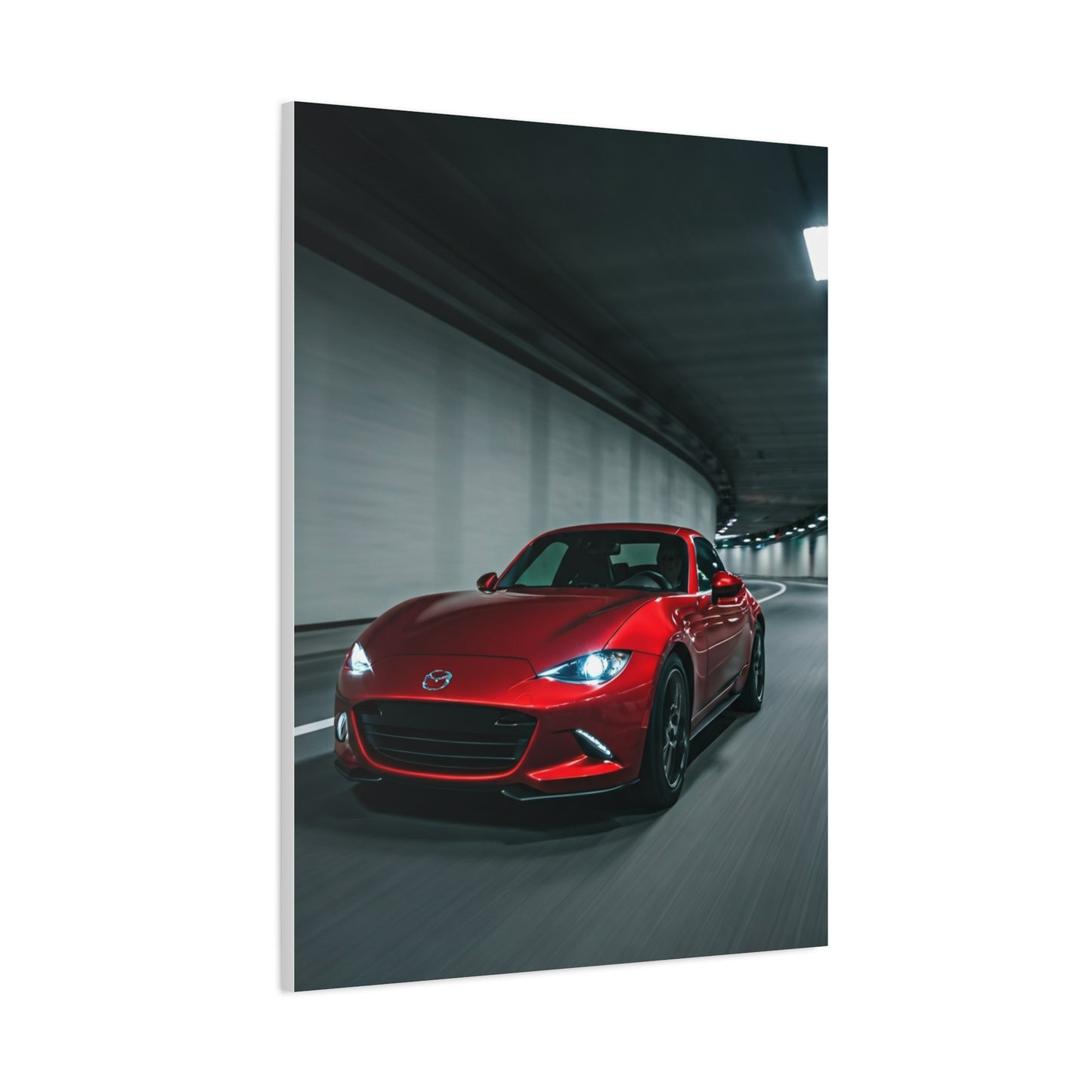 Mazda MX-5 Miata RF Night City Tunnel Wall Art & Canvas Prints