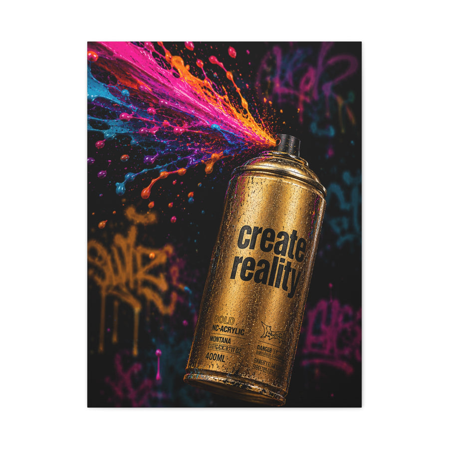 Urban Spray Burst Graffiti Street Wall Art & Canvas Print